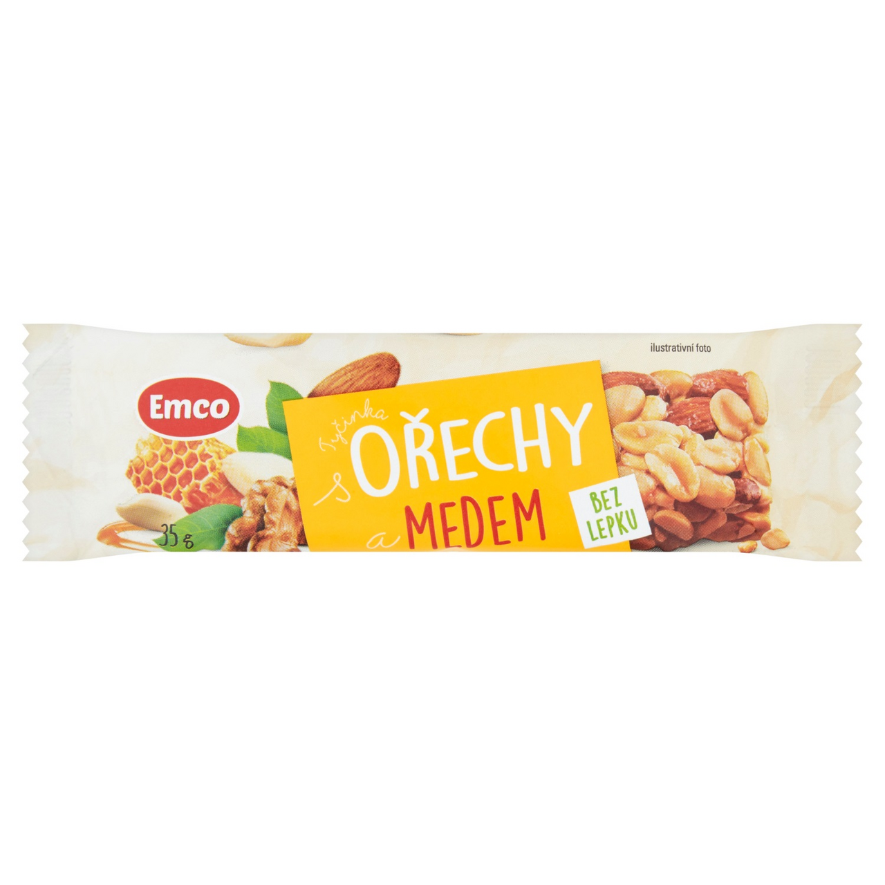 Emco Tyčinka ořechy/med 3 x 35 g