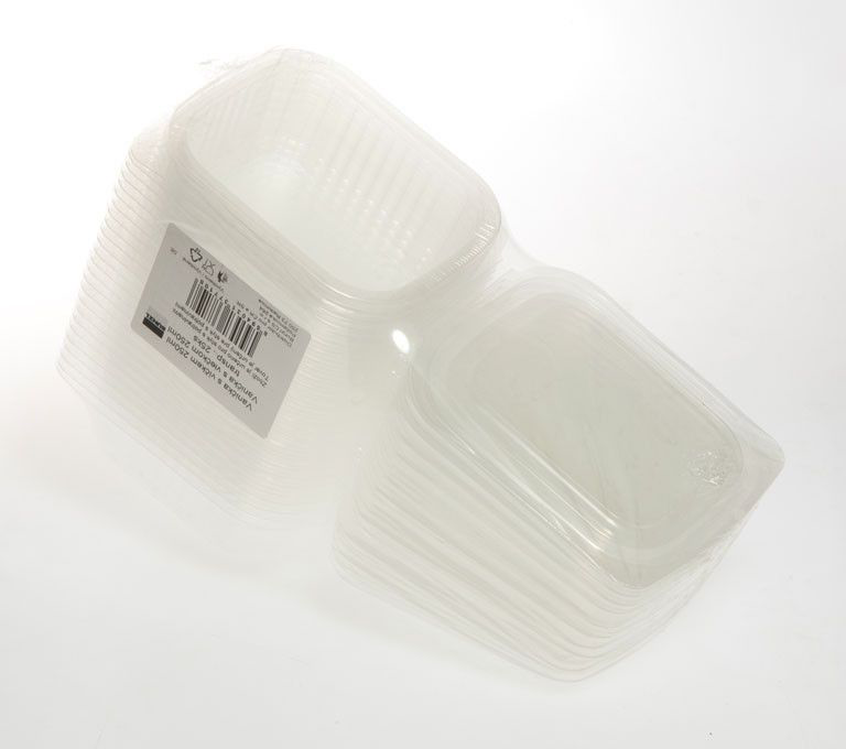 EUROBAL Vanička s integrovaným víčkem PP 250ml 25 ks