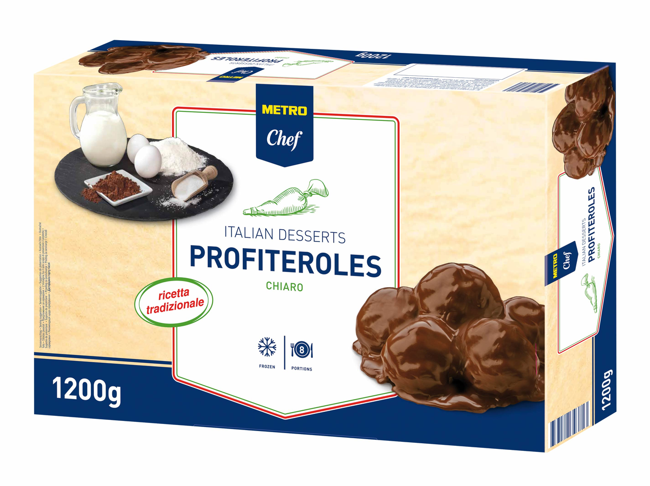 METRO Chef Profiteroles Chiaro mraž. 1200 g