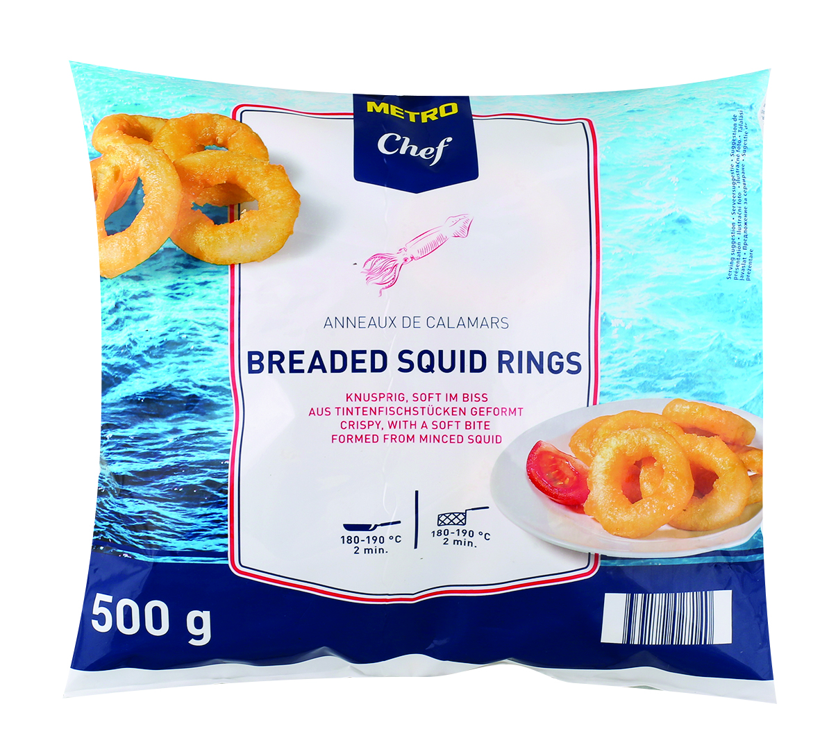 METRO Chef Kalamáry kroužky obalované mraž. 500 g