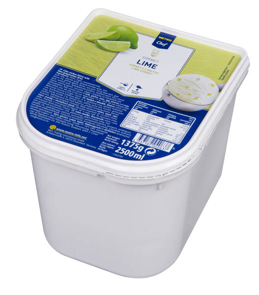 METRO Chef Sorbet limetkový mraž. 2,5 l