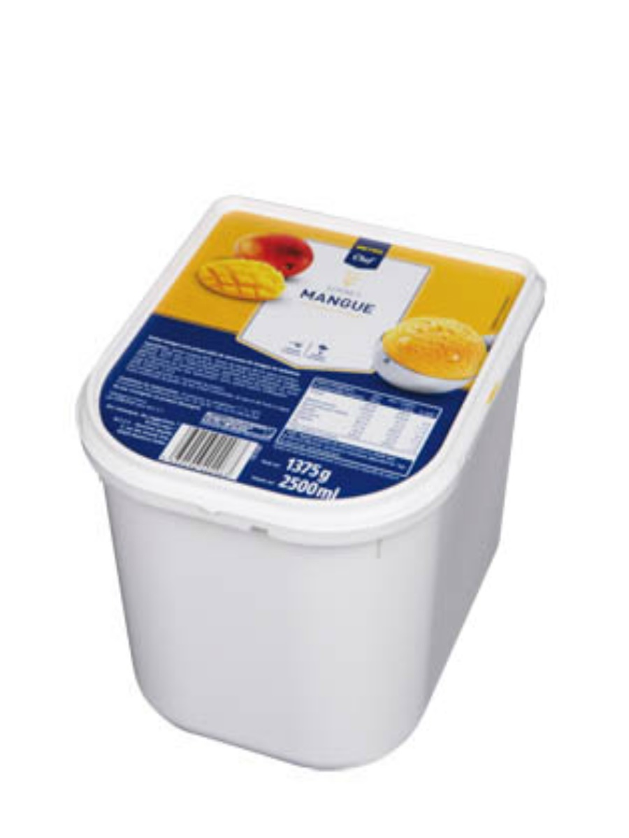 METRO Chef Sorbet mango mraž. 2,5 l