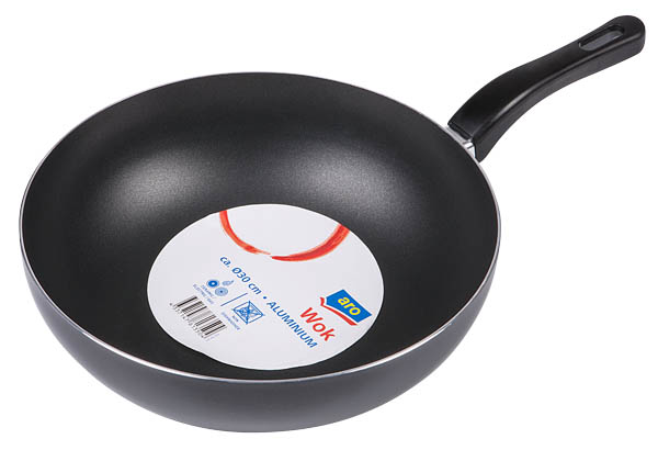 aro Pánev wok hliníková 30 cm černá 1 ks