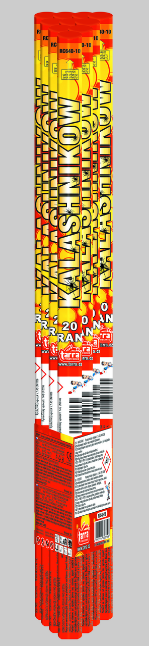 Svíce římská Kalashnikow/ Super 20 ran 1 ks