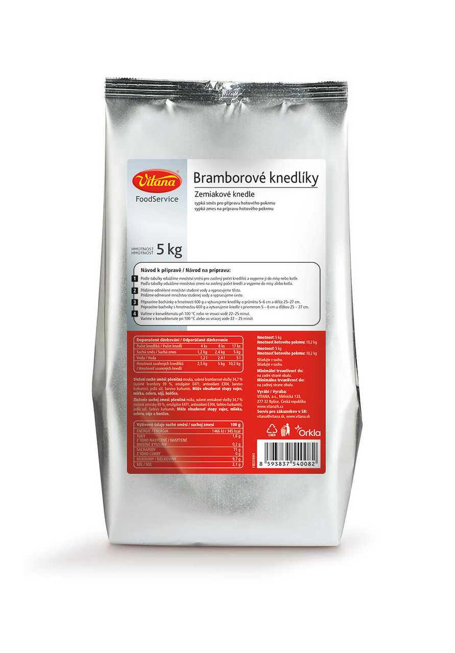 Vitana Knedlíky bramborové v prášku 5 kg