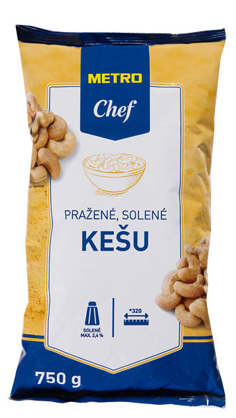 METRO Chef Kešu pražené solené 750 g