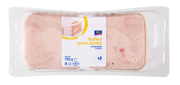 aro Šunka kuřecí prsní standard plátky chlaz. 750 g