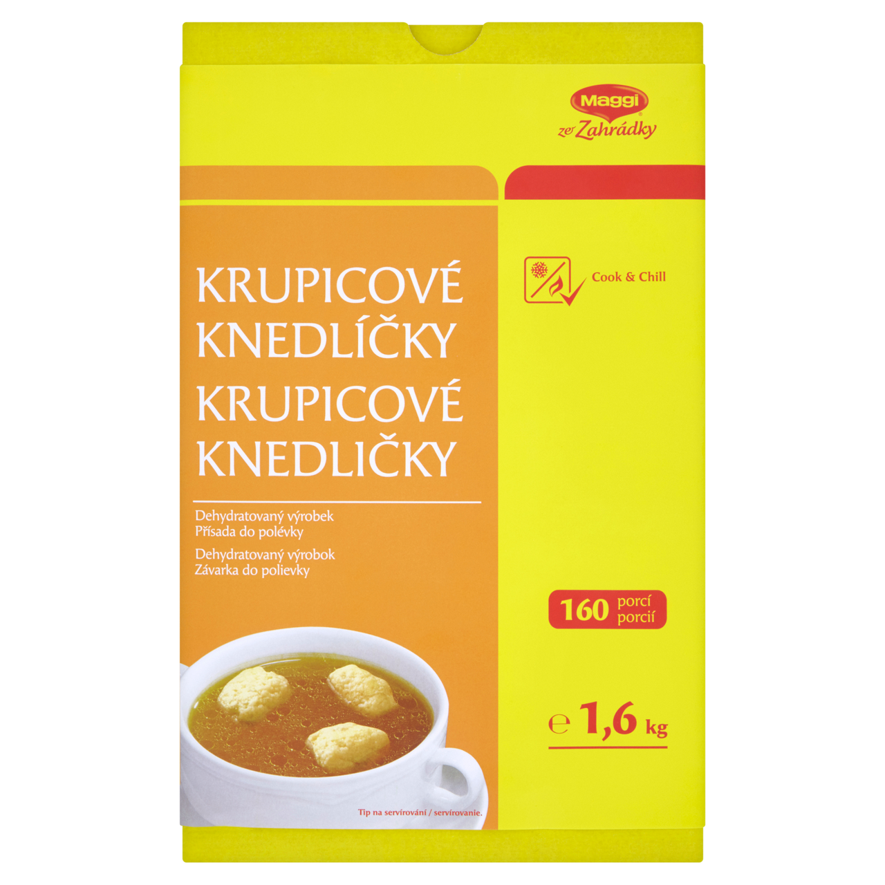 Maggi Ze zahrádky Krupicové knedlíčky 1,6 kg