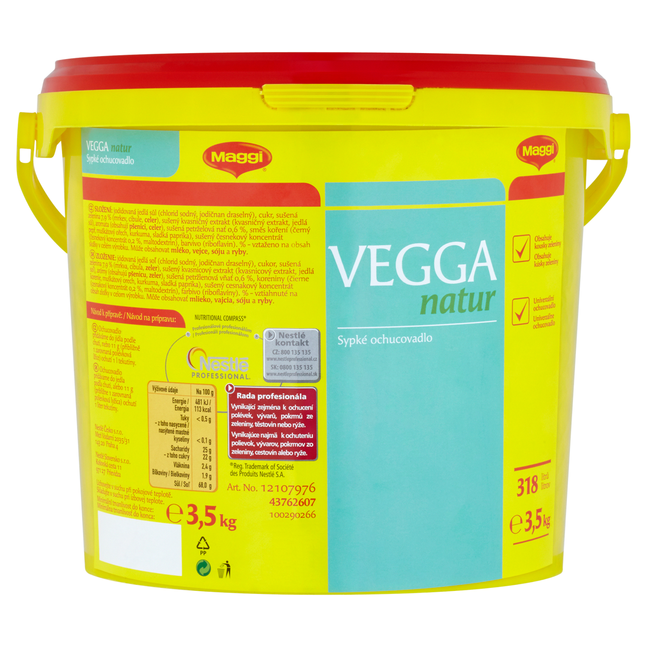 Maggi Vegga bez glutamátu 3,5 kg
