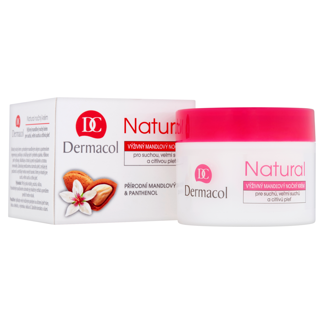 DERMACOL Natural Mandlový noční krém 50 ml