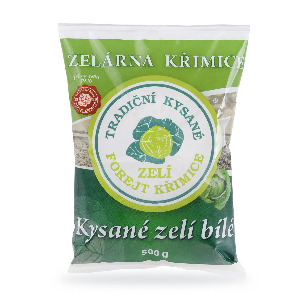 Kysané zelí bílé Křimice CZ chlaz. 500 g sáček