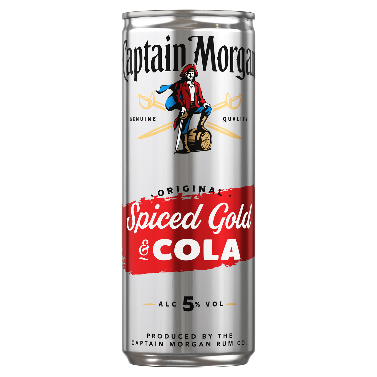 Captain Morgan & Cola 5 % 250 ml