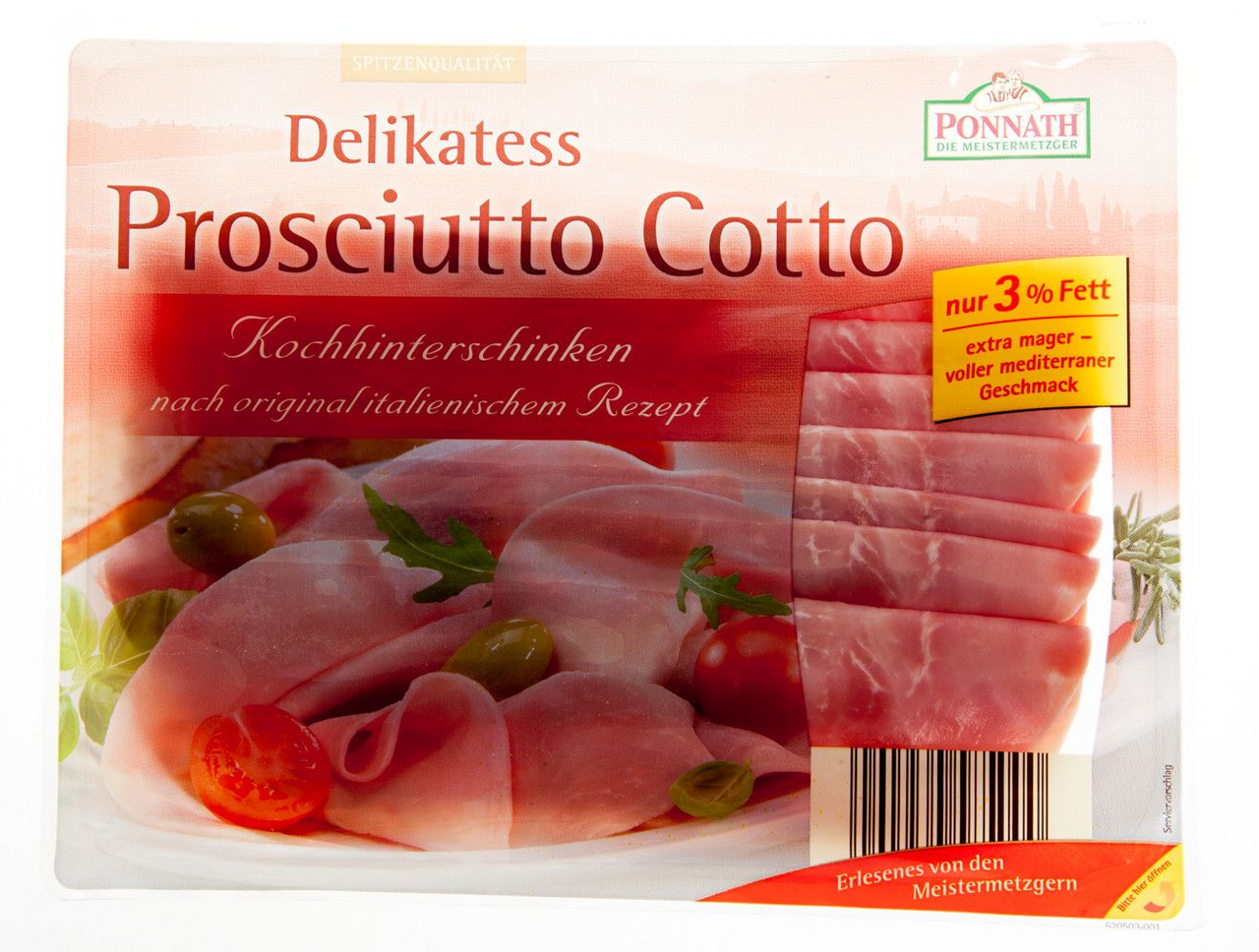 PONNATH Prosciutto Cotto plátky chlaz. 200 g