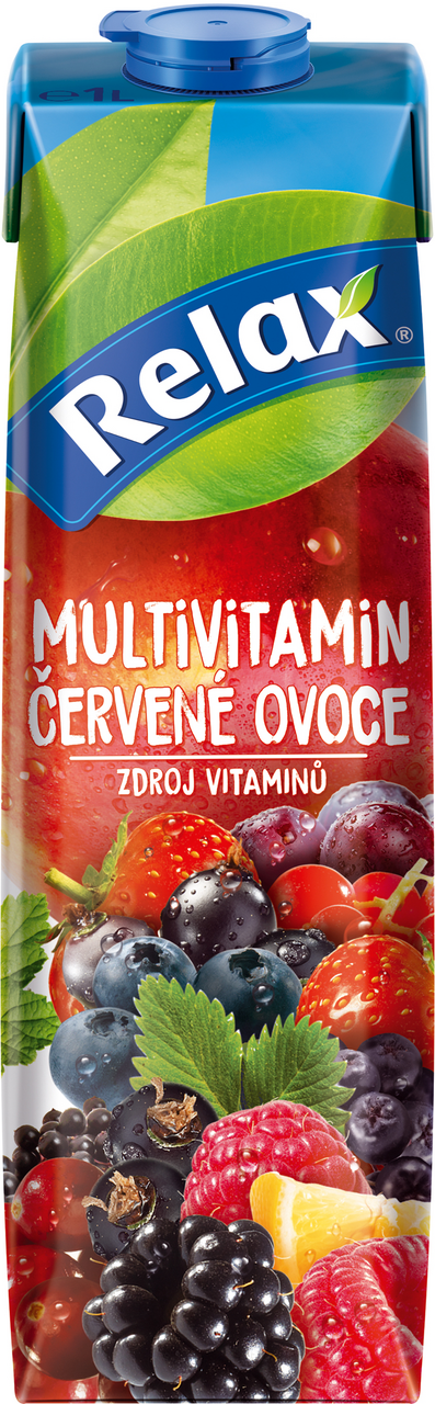 Relax Select Nektar Multivitamin červené ovoce 25 % 12 x 1 l