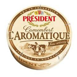 PRÉSIDENT Camembert Aromatique sýr zrající chlaz. 250 g