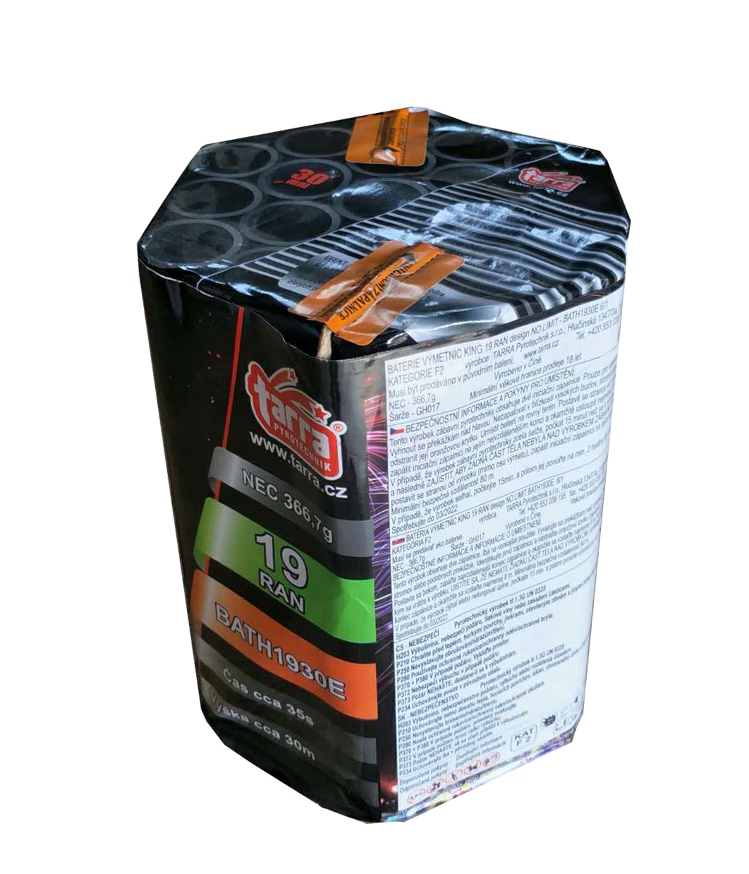 Úďa odpalovač 19 ran baterie výmetnic 1 ks