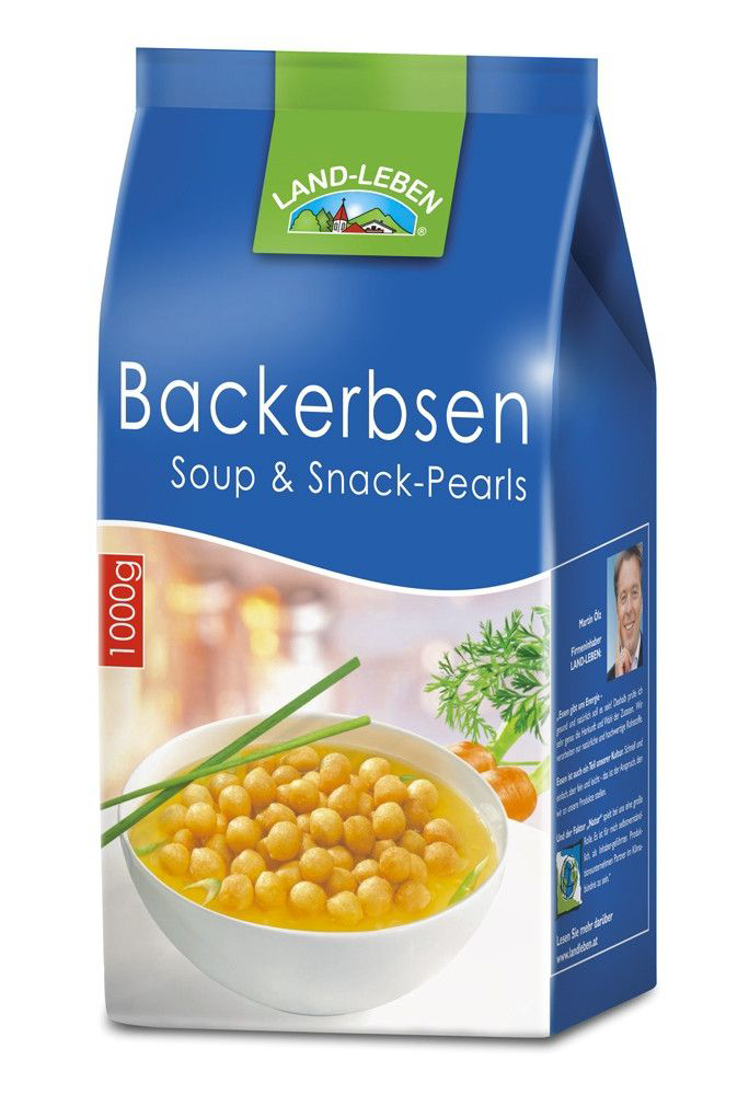 Land-Leben Smažený hrášek 1 kg