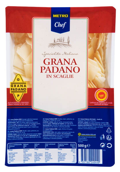 METRO Chef Grana Padano Scaglie sýr hobliny chlaz. 500 g