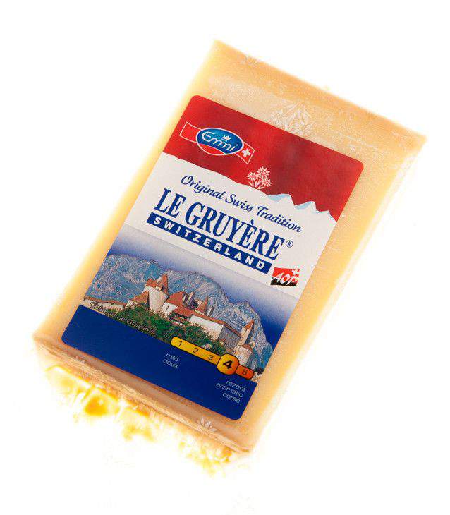 LAKTOIMPEX Gruyere Sýr švýcarský tvrdý 45% chlaz. 200 g