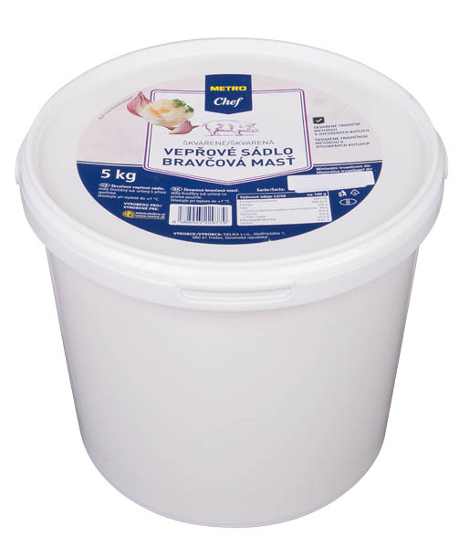 METRO Chef Sádlo vepřové chlaz. 5 kg kbelík