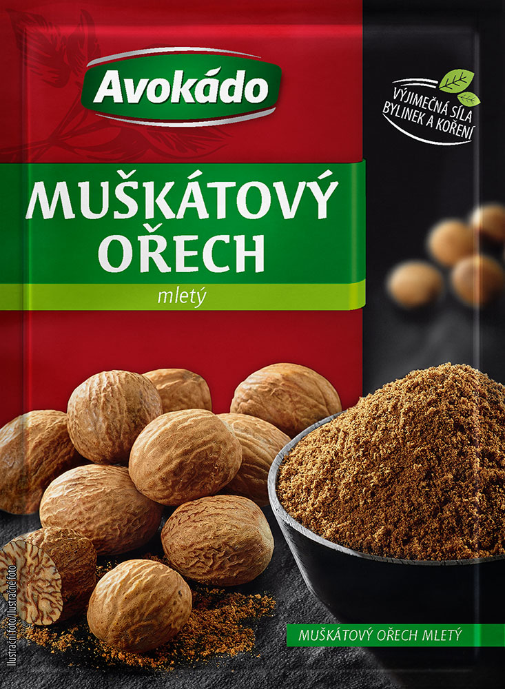 Avokádo Muškátový ořech mletý 5 x 10 g