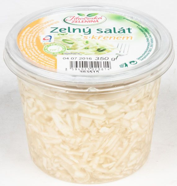 JIHOČESKÁ ZELENINA Salát zelný s křenem chlaz. 350 g