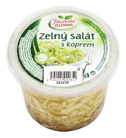 JIHOČESKÁ ZELENINA Zelný salát s koprem chlaz. 350 g
