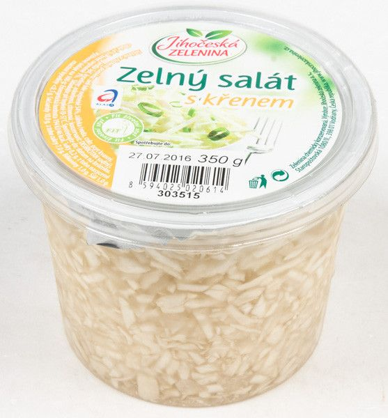 JIHOČESKÁ ZELENINA Salát zelný s křenem chlaz. 1 kg