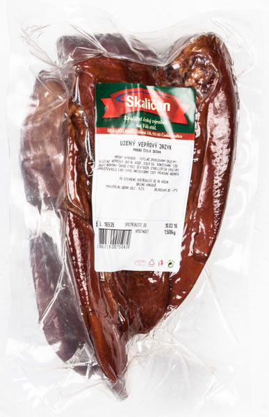 Vepřový jazyk uzený chlaz. váž. cca 1 kg