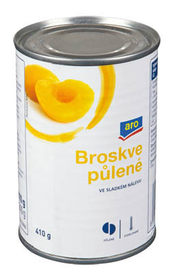 aro Broskve půlené 6 x 410 g