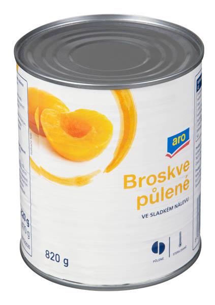 aro Broskve půlené 6 x 820 g