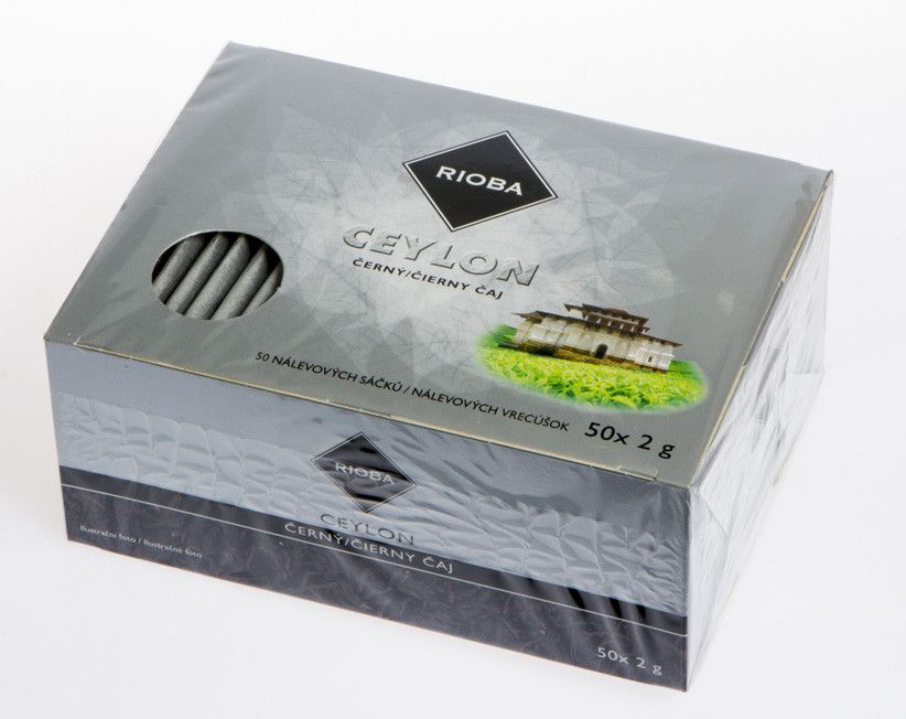 RIOBA Čaj Ceylon 50 x 2 g