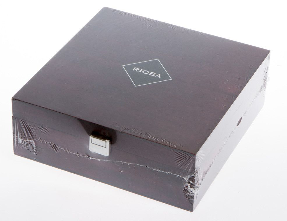 RIOBA Dřevěná kazeta mix čajů 6 x 17 g