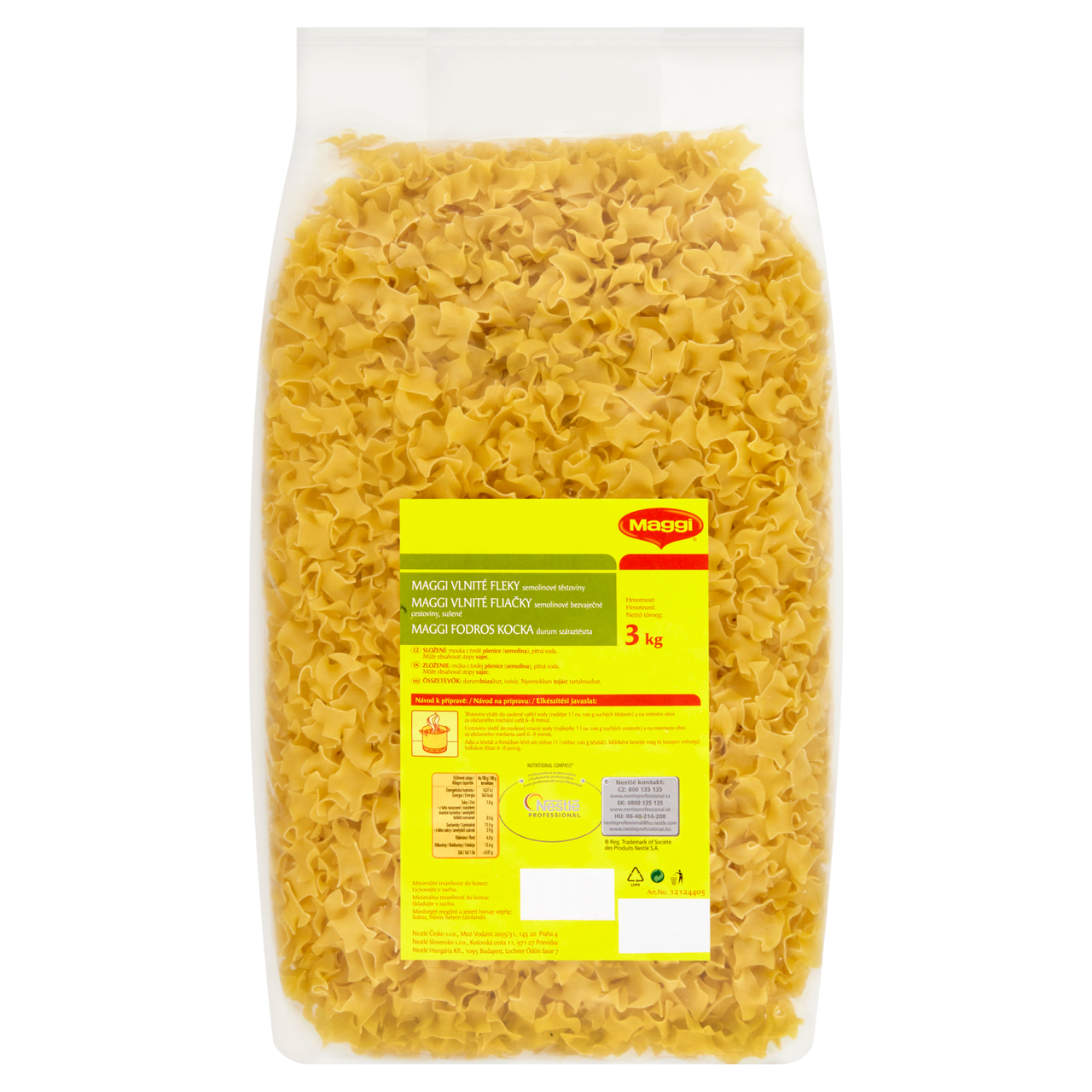 Maggi Fleky vlnité semolinové 3 kg