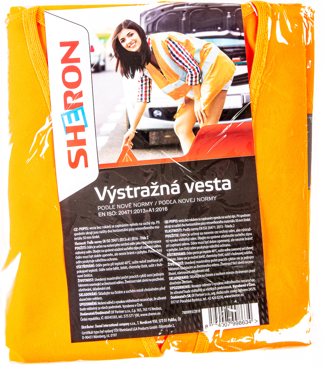 SHERON Výstražná vesta CZ / SK 1 ks