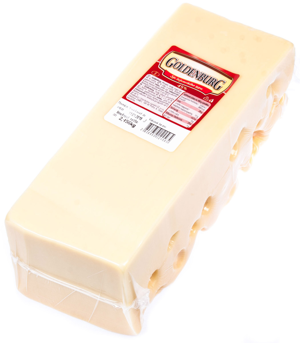 PRÉSIDENT Goldenburg Sýr ementálského typu 45% chlaz. váž. cca 2,9 kg