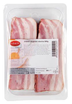 LE & CO Anglická slanina plátky chlaz. 500 g