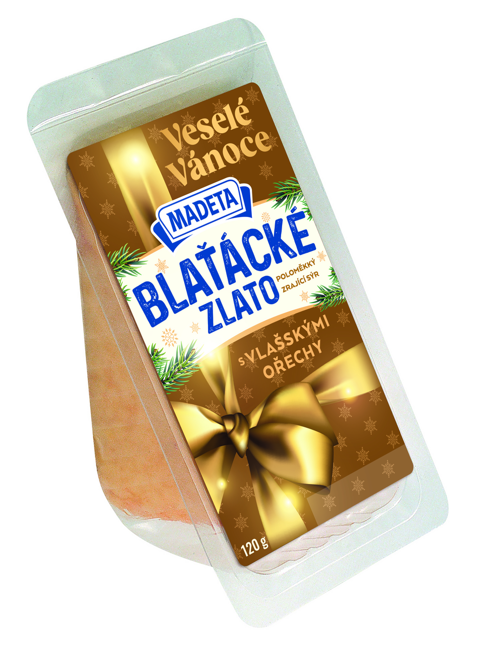 MADETA Blaťácké zlato sýr s vlašskými ořechy chlaz. 120 g
