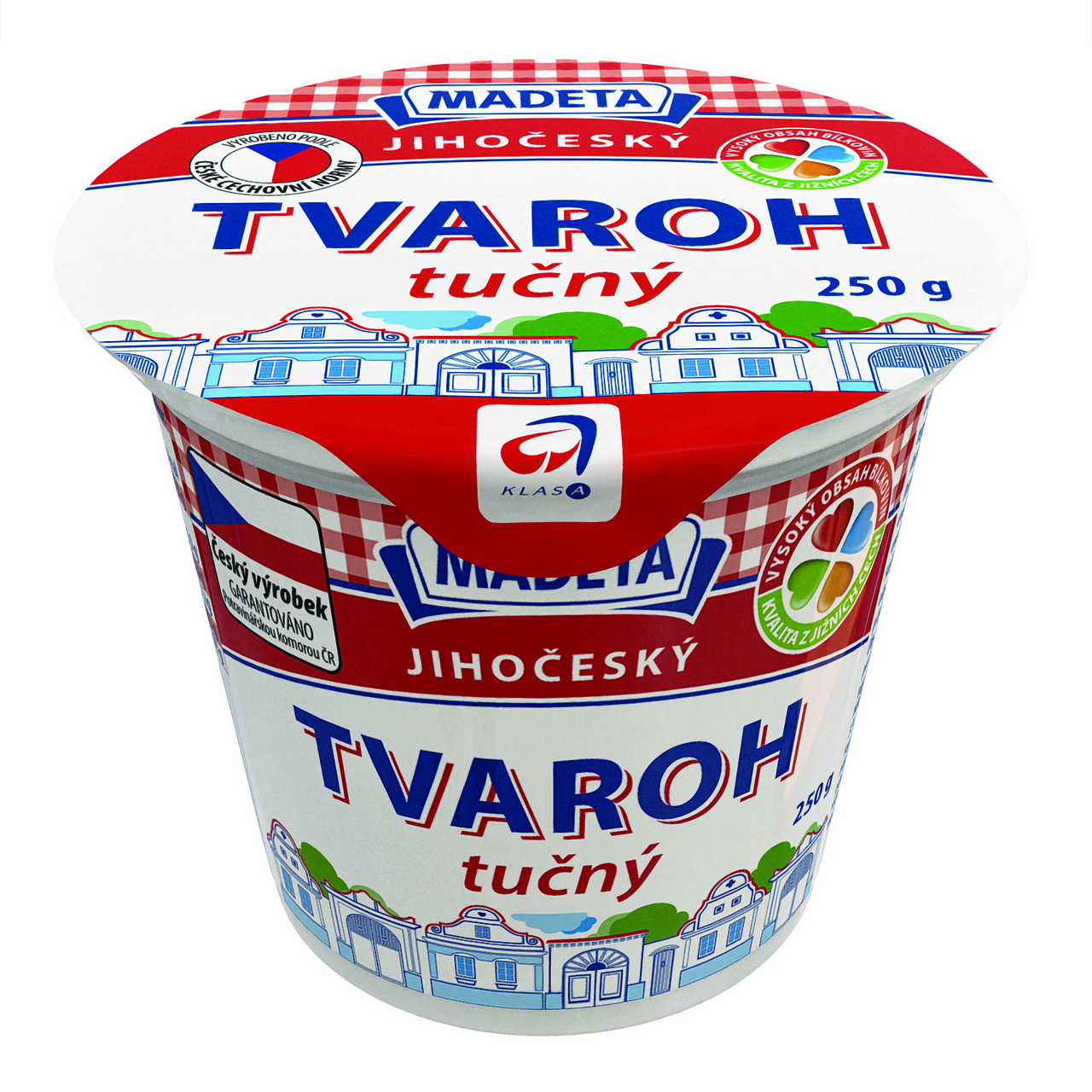 MADETA Jihočeský Tvaroh tučný chlaz. 250 g