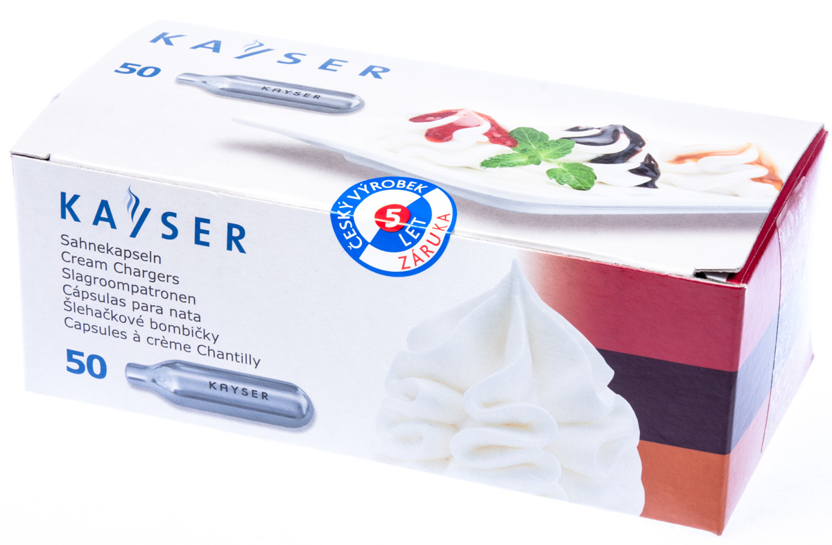 KAYSER Bombičky na šlehačku 50 ks