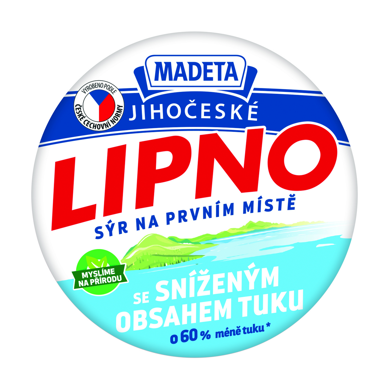 MADETA Jihočeské Lipno sýr nízkotučný chlaz. 140 g