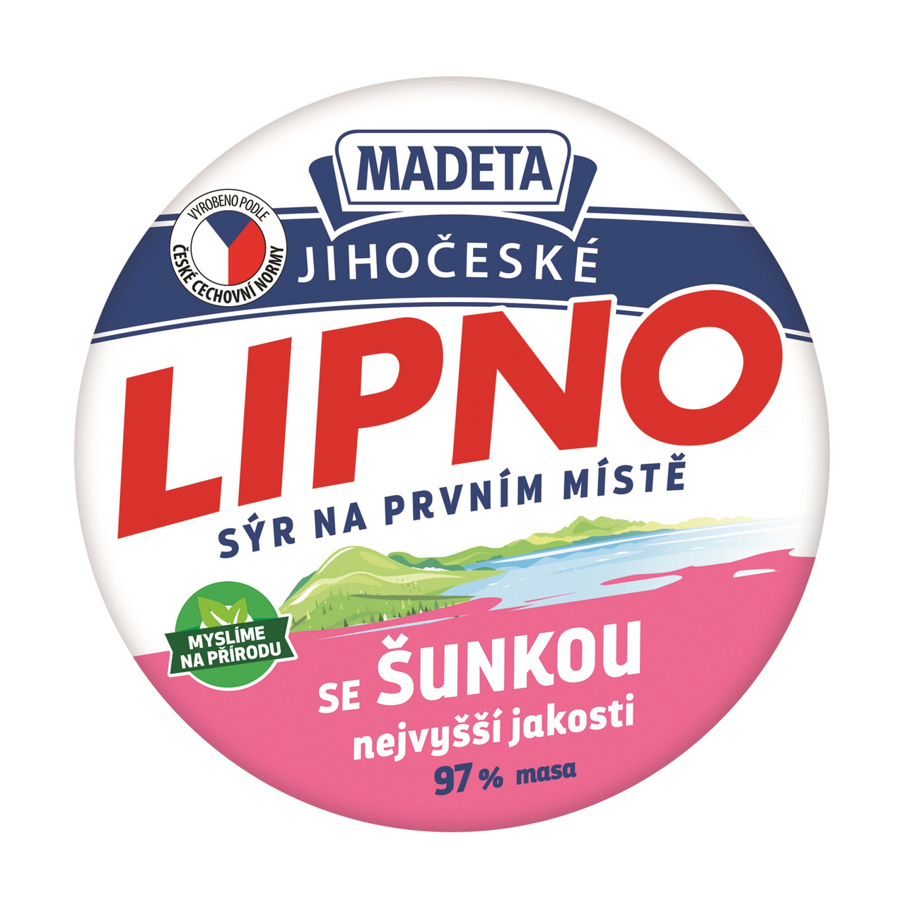MADETA Jihočeské Lipno sýr šunka chlaz. 140 g