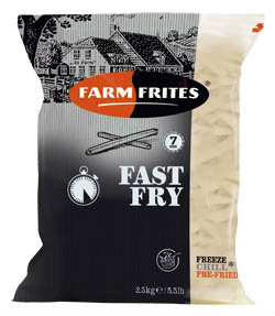 FARM FRITES Fast Fry Hranolky 7 mm mraž. 2,5 kg