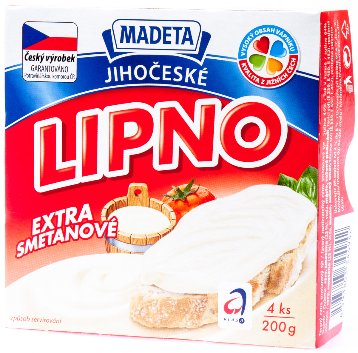 MADETA Lipno extra smetanové sýr chlaz. 200 g