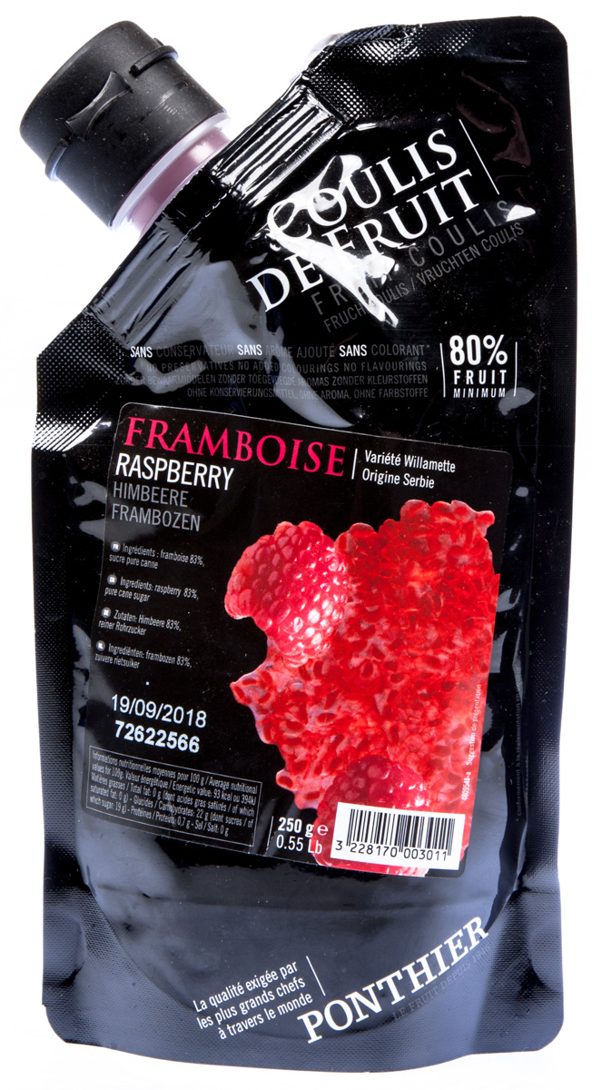 PONTHIER Pyré Coulis malina chlaz. 250 g