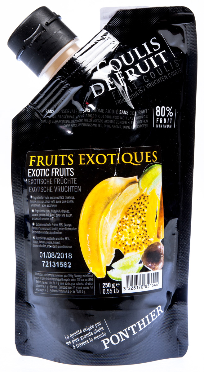 PONTHIER Pyré Coulis exotické ovoce chlaz. 250 g