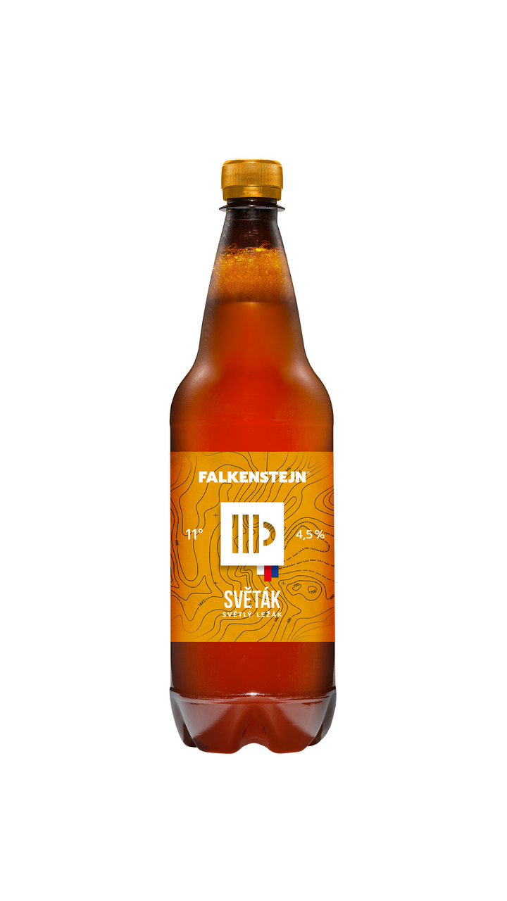 FALKENŠTEJN světlý ležák 11 pivo 1 l