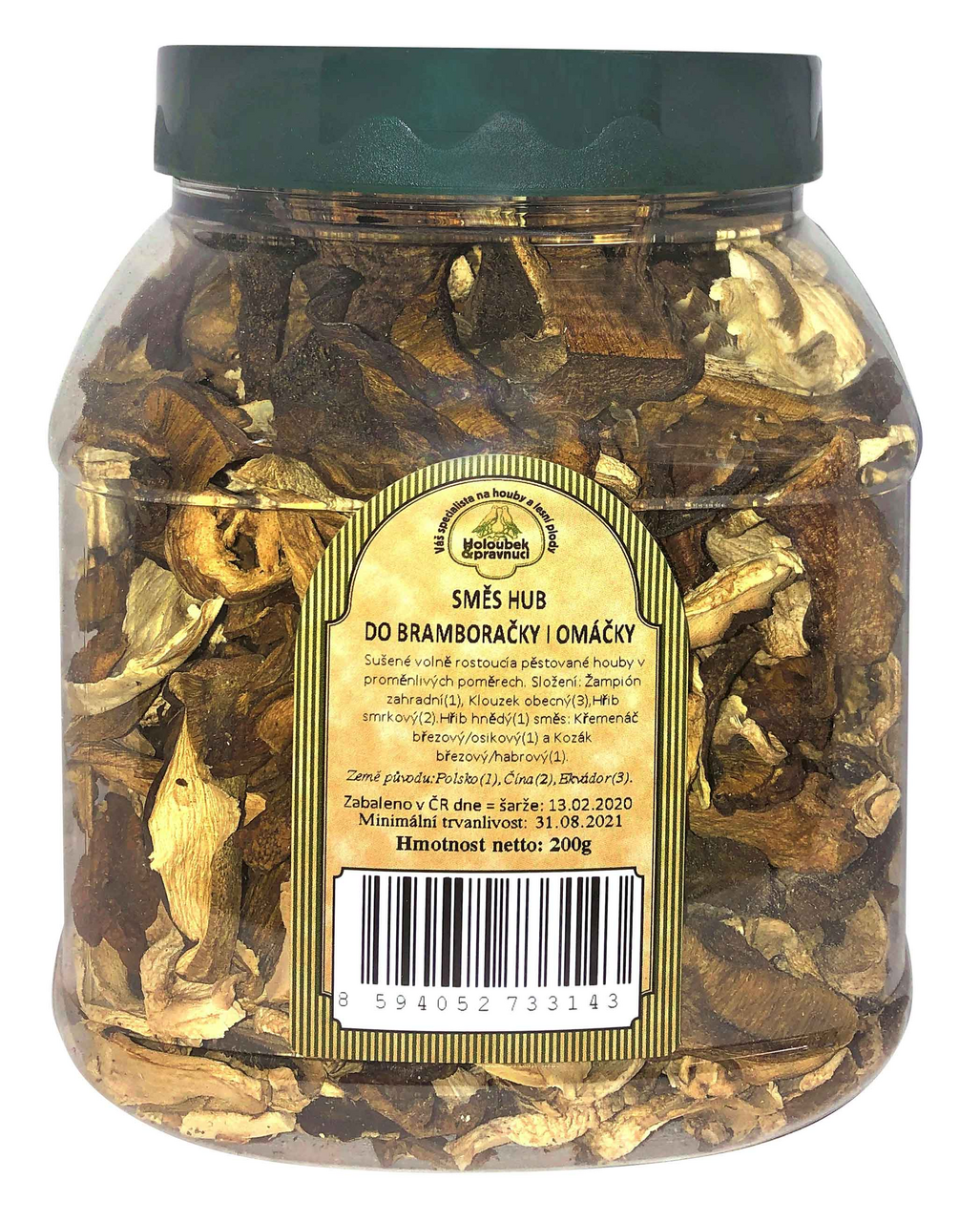 HOLOUBEK A PRAVNUCI Směs hub na bramboračku 200 g