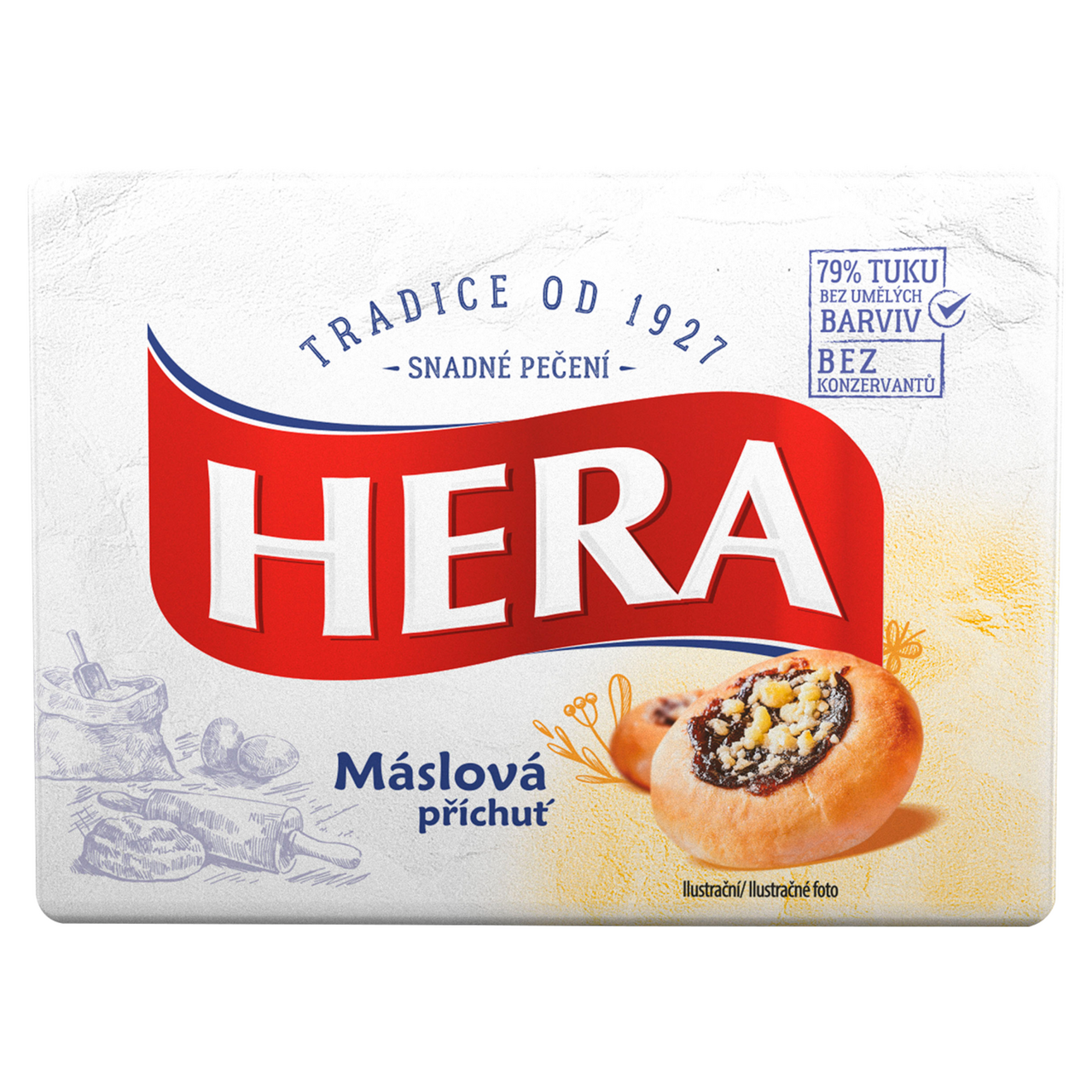 HERA máslová rostlinný tuk chlaz. 250 g