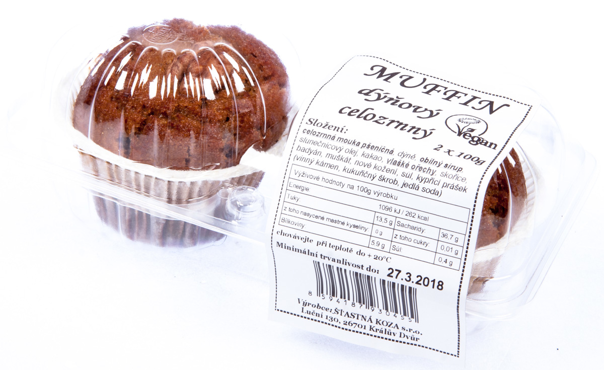 Muffin dýně 2 x 90 g